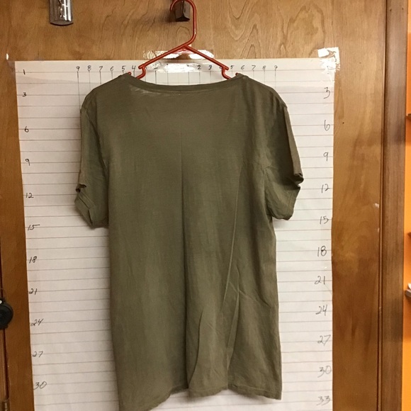 CALVIN KLEIN  women's short sleeve top sz XL  brown-ish - Picture 2 of 5